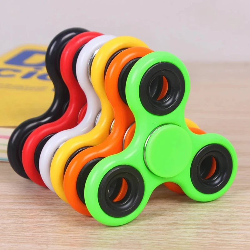 Spinner antiestrés ABS para adultos y niños, Juguetes Divertidos para Autismo, tri-spinner de alta calidad