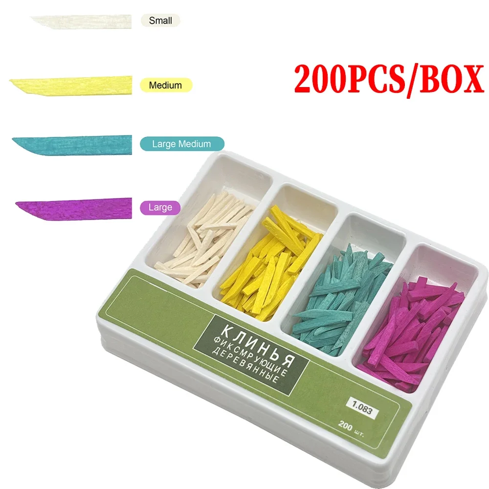 

100Pcs/box Dental Wedges Disposable Tooth Gap Wedge Dental Material Wooden Tooth Gap 1.083 Dentist Oral Care Dentistry Supplies