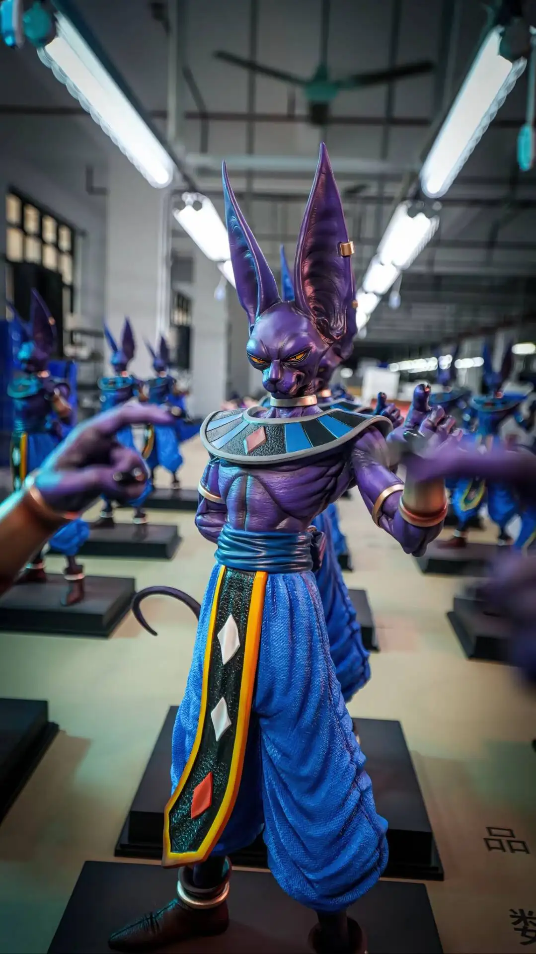 AUF LAGER JT Spielzeug 53 cm Dragon Ball Beerus Anime Figur Beerus Götter der Zerstörung Figuren PVC Statue Sammlung Modell geschenk Spielzeug