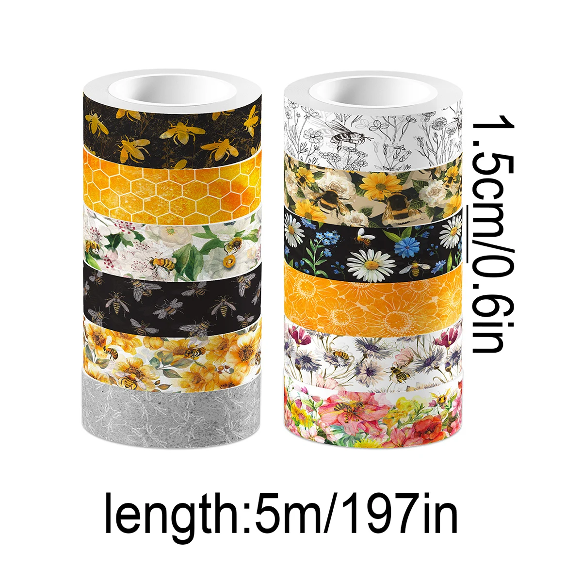 12 Rolls, Autumn Theme Washi Tape, Suitable for Notebooks, DIY Gift Box Decorative Tape, Fashion Decoration Supplies