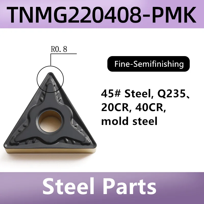 10 Stuks Tnmg220404 Tnmg220408 Tnmg220412 Omm Pm Opm Gm Pmk Tf Km Carbide Inzetstukken Cnc Draaibank Snijder Externe Draaigereedschappen Voor P.M.K