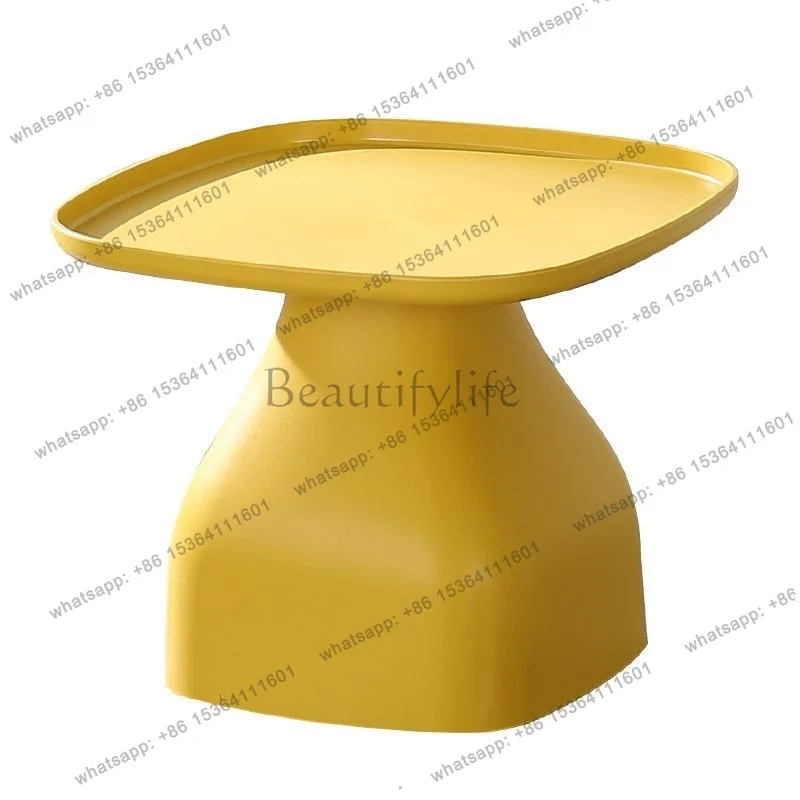 Mesa de centro pequeña creativa de estilo nórdico, decoración de diseño, Mesa de centro estética moderna, Mesa Auxiliar Simple inusual, muebles para el hogar