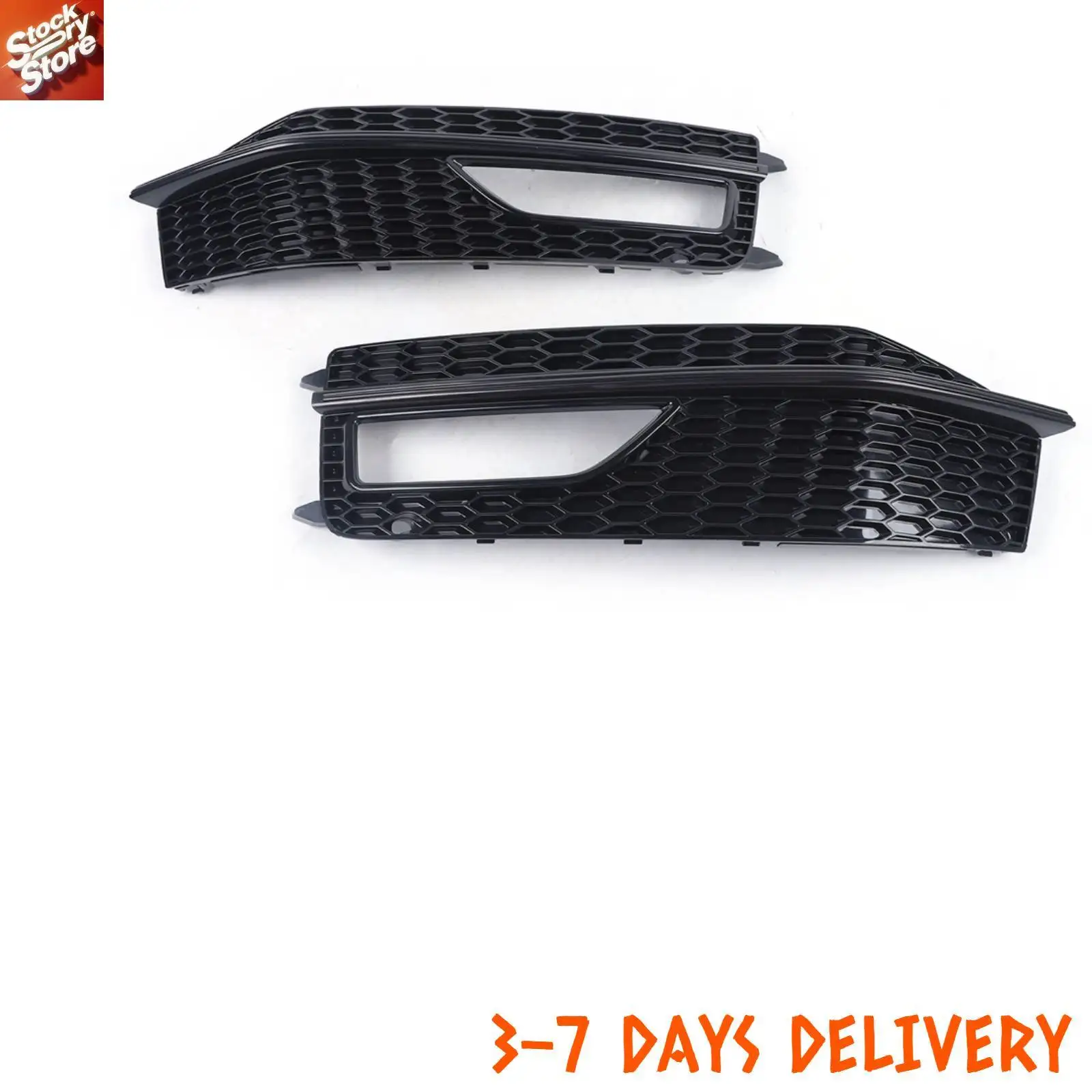 

Fog Light Covers, Front Bumper Lamps Bezel Cover Trim, Fog Light Covers Replacement Compatible with Audi A4 S-line S4 2013-2015