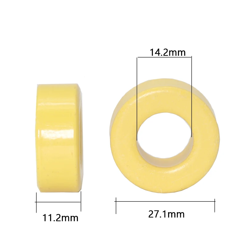 【1PCS】Nano-amorphous high-conductivity Mold Inductance Transformer Core Ring 27x14x11mm 27*14*11MM anti-interference Filter