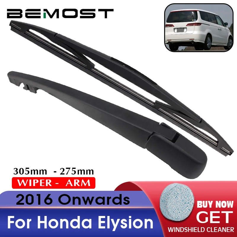 BEMOST Auto Car Rear Wiper Blade Arm Natural Rubber For Honda Elysion Hatchback 2010 2011 2012 2013 2014 2015 2016 2017 2018