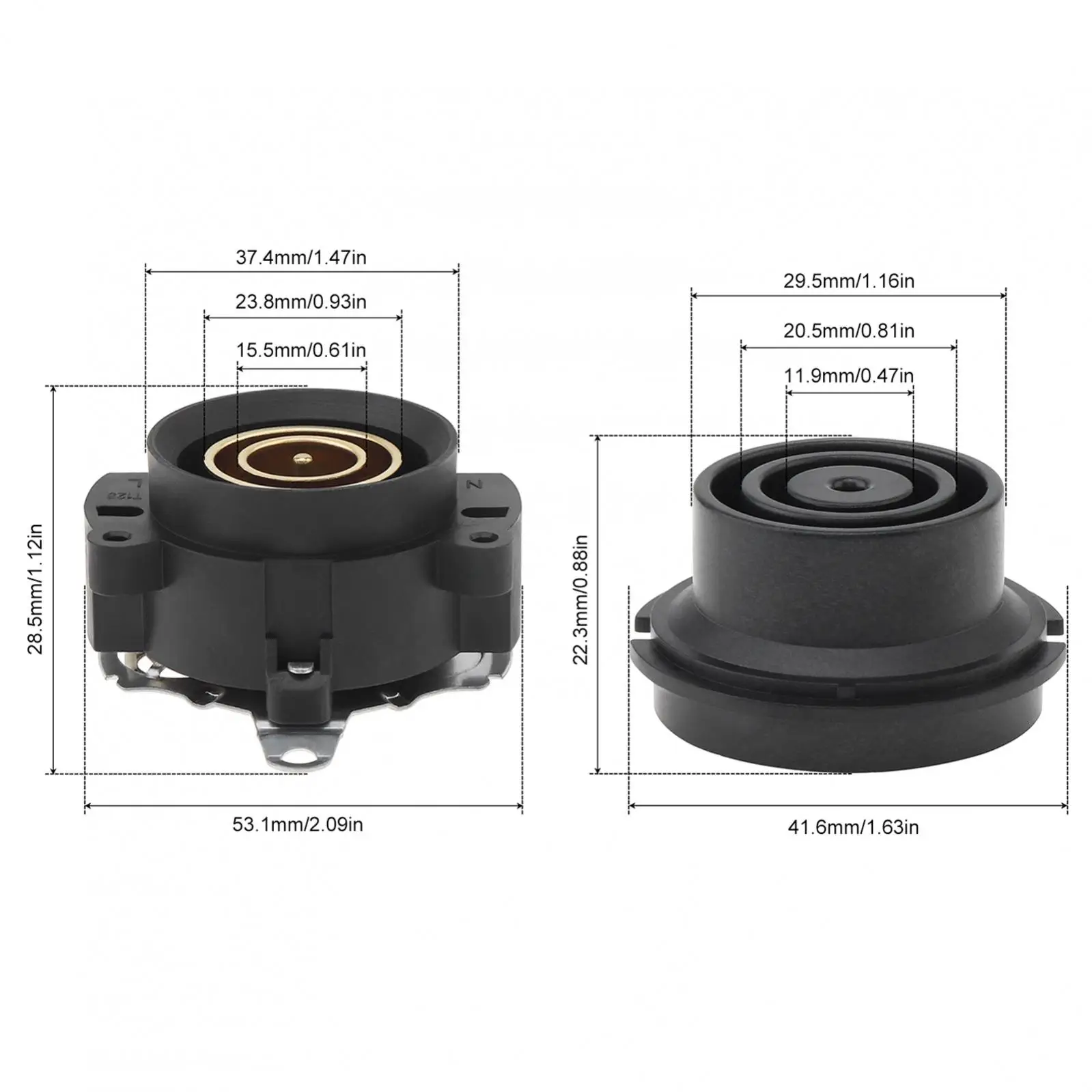 1/2/3pc Household Electric Kettle Base Thermostat Temperature Switch, Black Switch Connector Coupler Socket Household Acessories