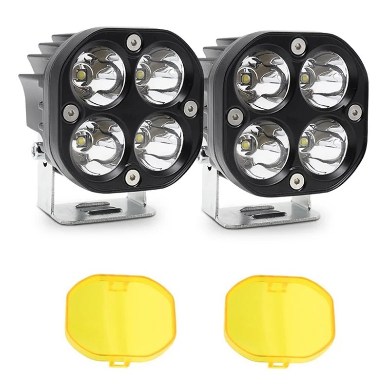 

Надежный 3-дюймовый светодиодный рабочий фонарь с янтарной линзой, прожектор, противотуманная фара, лампа для автомобиля, мотоцикла, квадроцикла, UTV, грузовика, трактора