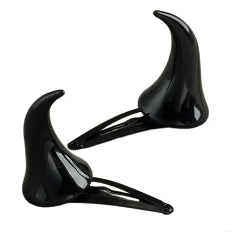 39bdドレスアップ小道具デビルホーンヘアクリップハロウィーンドレスコスプレコスチュームアクセサリー