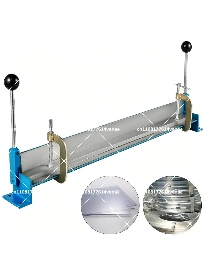 915mm Metal Bending Brake Rolling Folding Machine for Steel Sheet Aluminum Plate Bender Tool with 2 C-Clamps