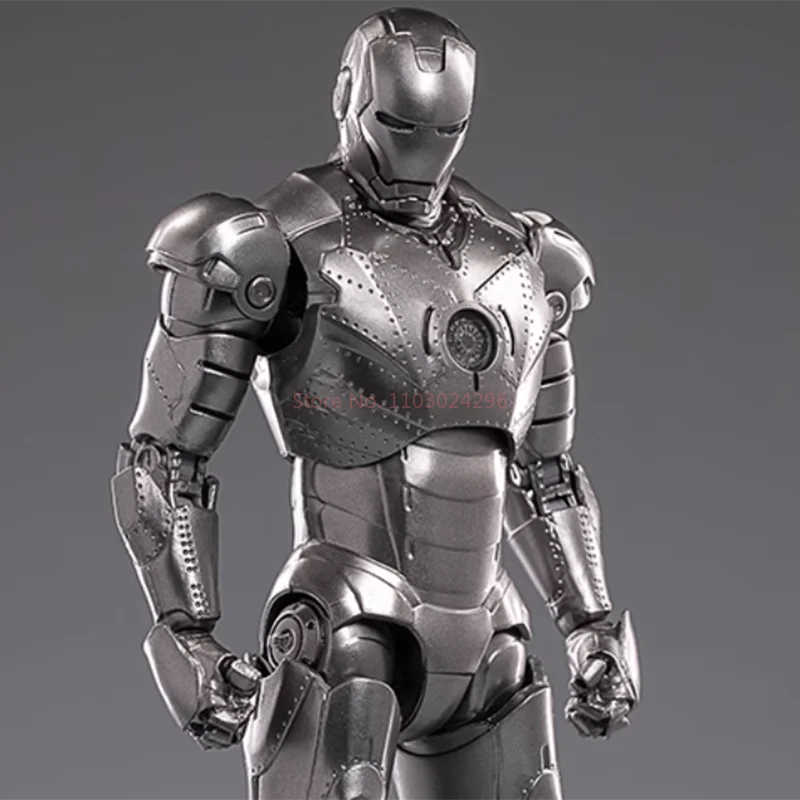 Genuine Tony Stark Iron Man 1/10 Edition Zd Toys Iron Man Mk2 Model 7 pollici Action Figures Avengers Genuine Collect Model Toy