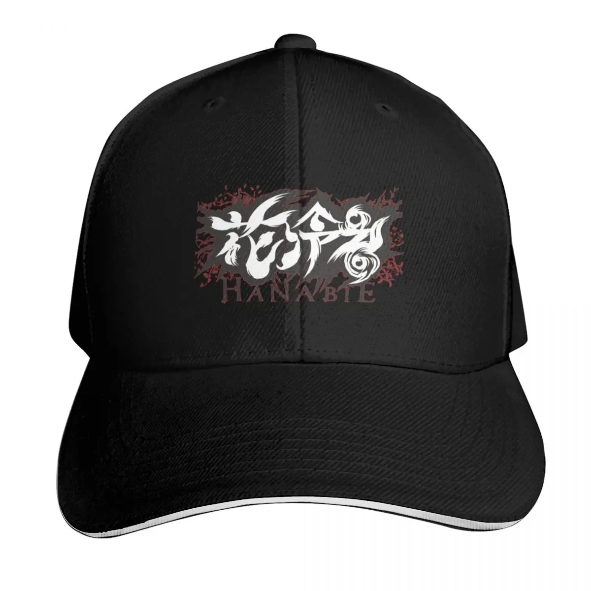 Hanabie Logo Baseball Cap Moisture Wicking Quick Dry Curved Brim Classic Fit Low Profile Unstructured