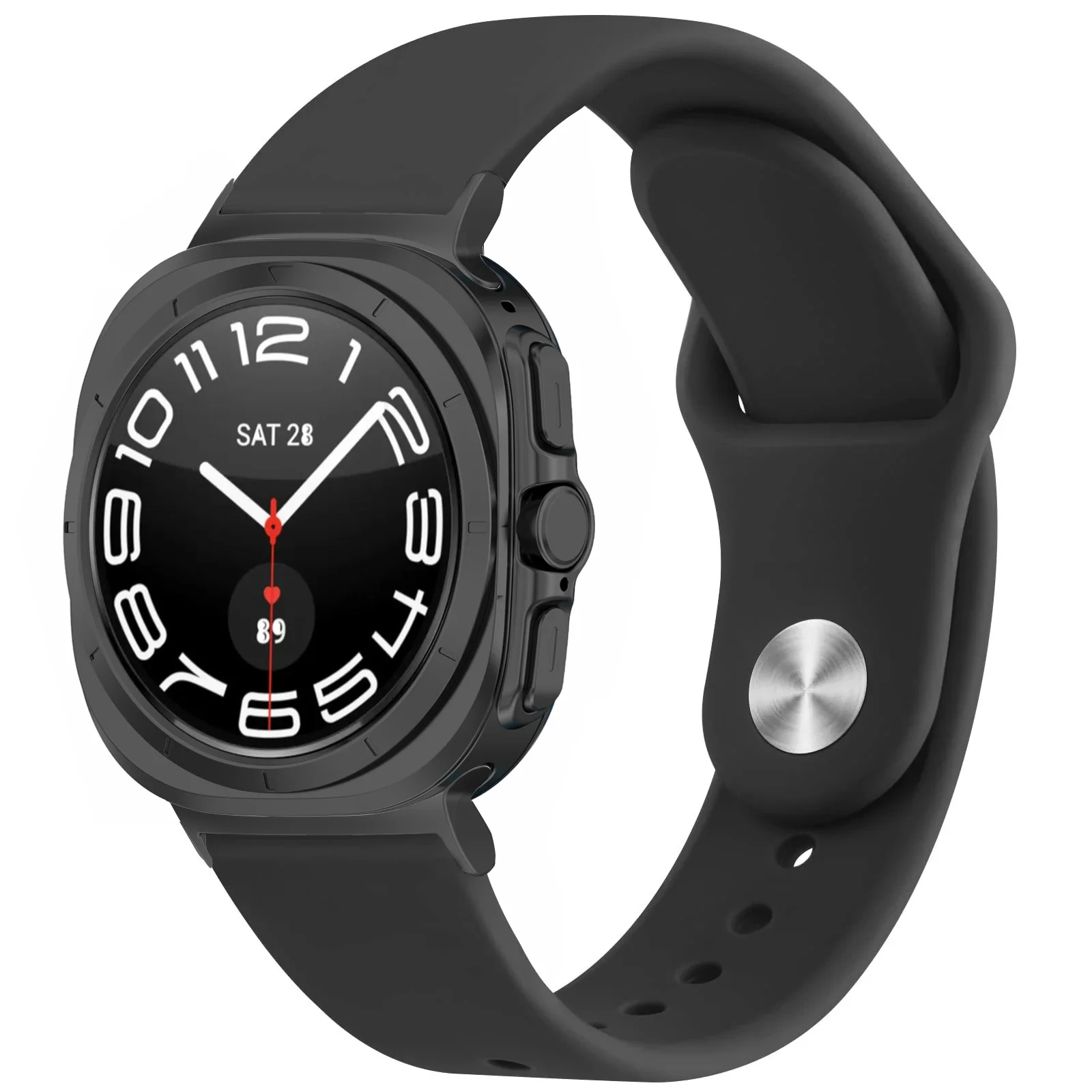 Silicone Band For Samsung Galaxy watch 7 ultra 47mm Strap Sport band Correa No Gaps Bracelet galaxy watch 7 ultra 47 Accessories