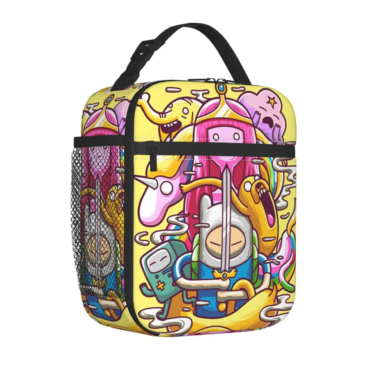 Adventures Time Fantasy Animated Insulated Lunch Bag High Capacity Meal Container Thermal Bag Lunch...