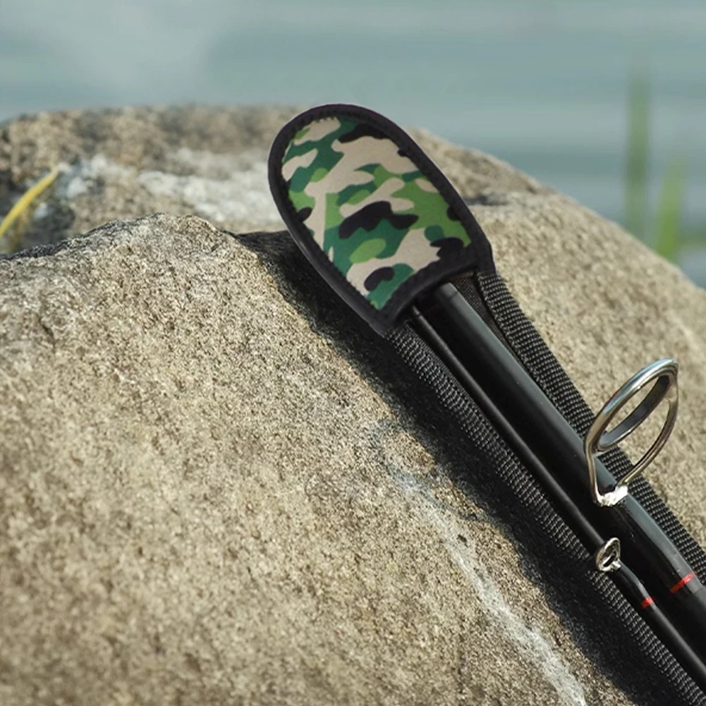 الصيد رود واقية غمد المحمولة الصيد رود حامي الكتف الأشرطة مقاوم للماء قصبة صيد خشبية كم أدوات صيد السمك