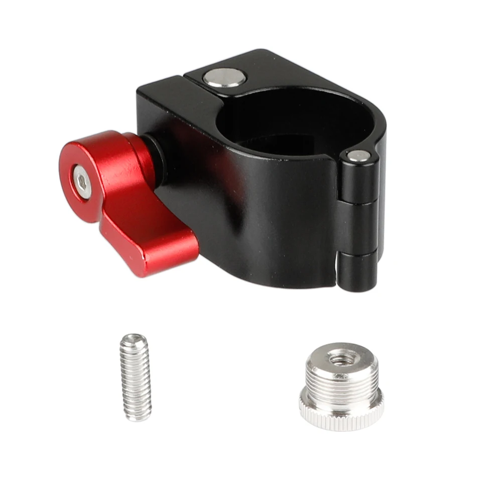 CAMVATE 25Mm Penjepit Batang & 1/4 "-20 Betina Ke 5/8"-27 Adaptor Sekrup Mikrofon Jantan untuk DJI Ronin M, Penstabil Gimbal Freefly MOVI