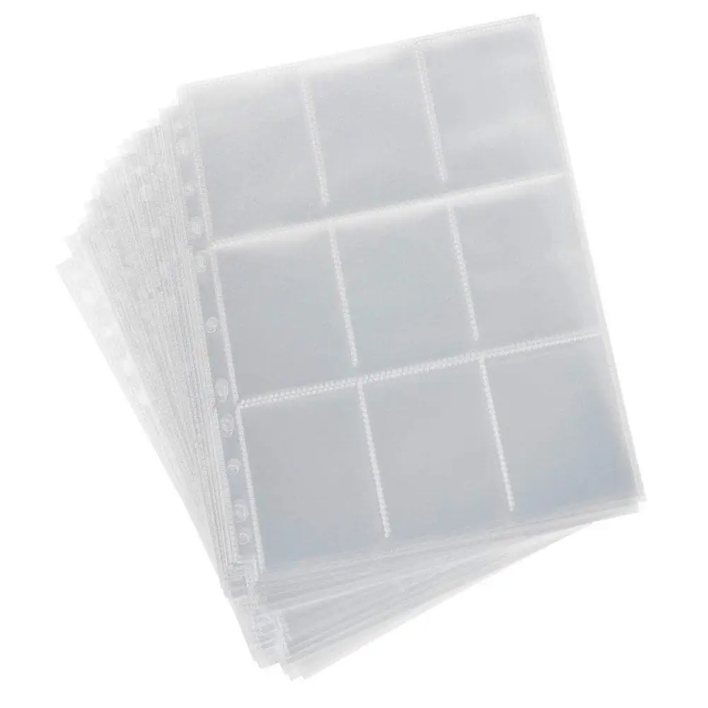 

20Pcs Photo Album Inner Pages Clear Postcard Sleeves Transparent Photo Album Refills for Binder Graduation Wedding Engagement