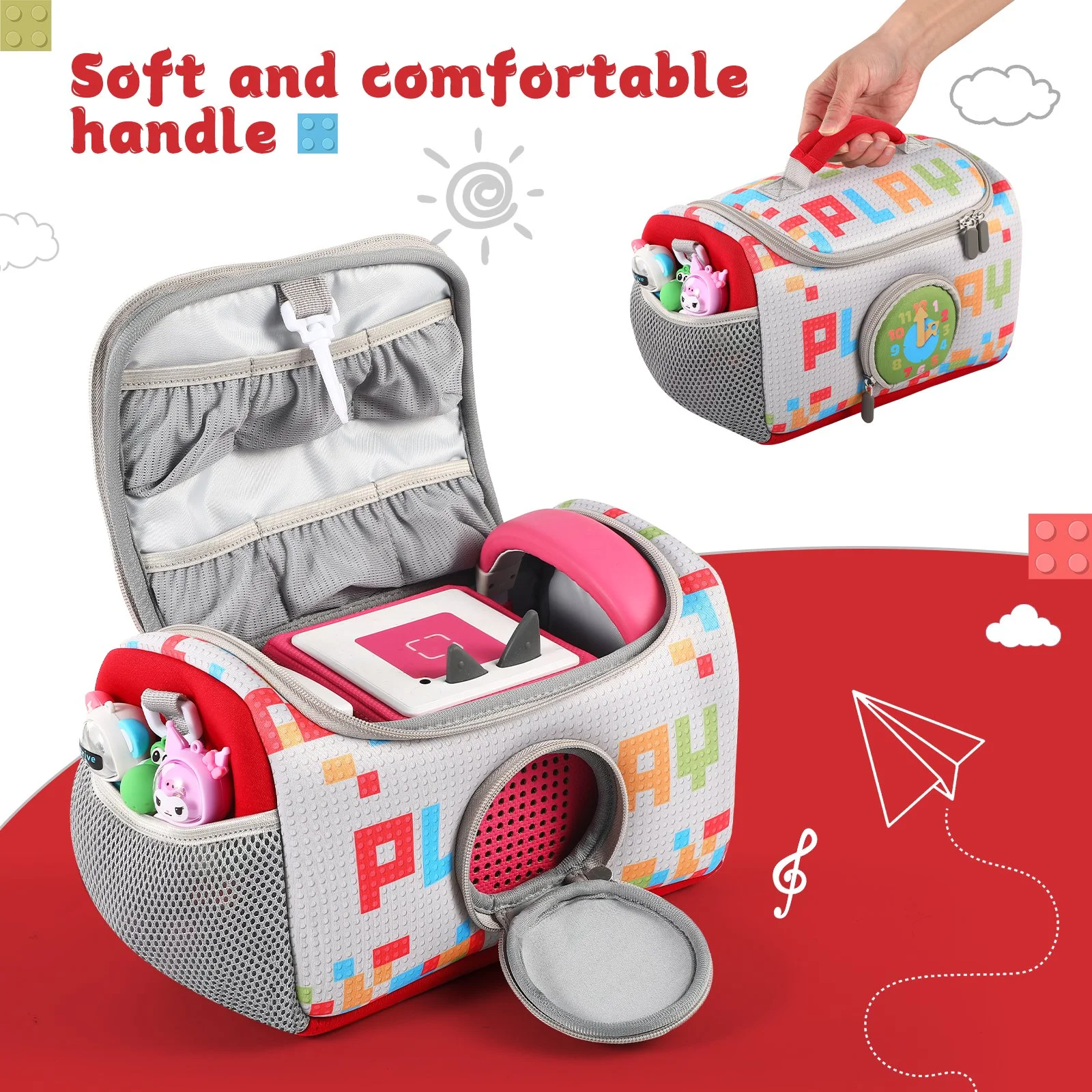 Waterproof Portable Protective Case Compatible With Little Tikes For Story Dream Machine Books Starter Set Carrying Bag