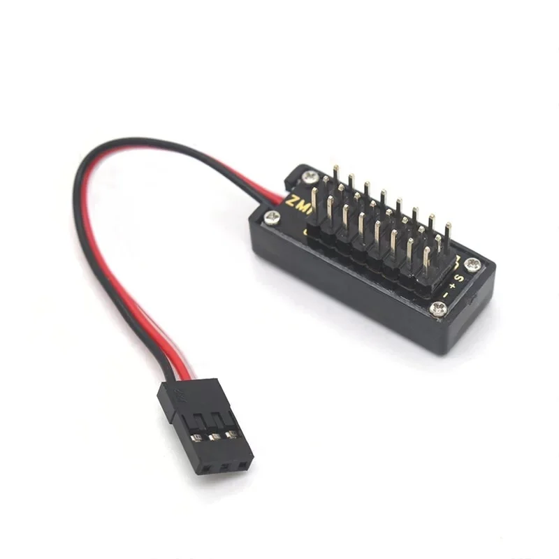 1/2 pçs cubo do acelerador motor sem escova controlador de velocidade esc 8 em 1 calibração paralela para rc modelo fpv multirotor drones parte