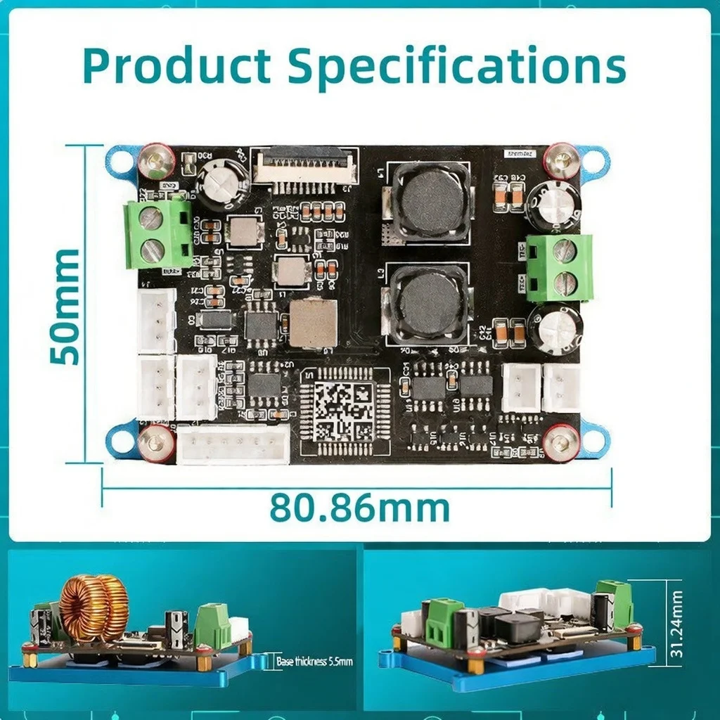 TEC Temperature Controller Module High-precision Semiconductor Refrigeration Chip Temperature Control Drive High-power Sensor