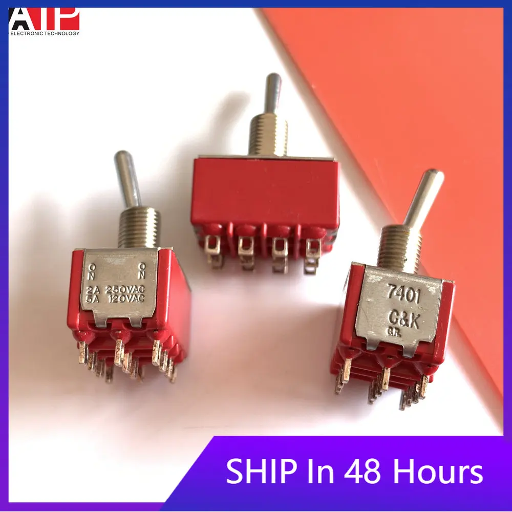 1PCS 7401SYZQE import 2 gear self locking button switch 7401 toggle switch genuine welcome to consult and order.