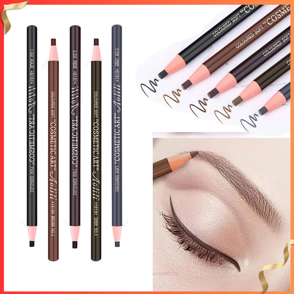 

Водостойкий карандаш для бровей, усилители для бровей, долговечная косметика для бровей, профессиональный макияж, подтяжка бровей, карандаш для бровей с перьями