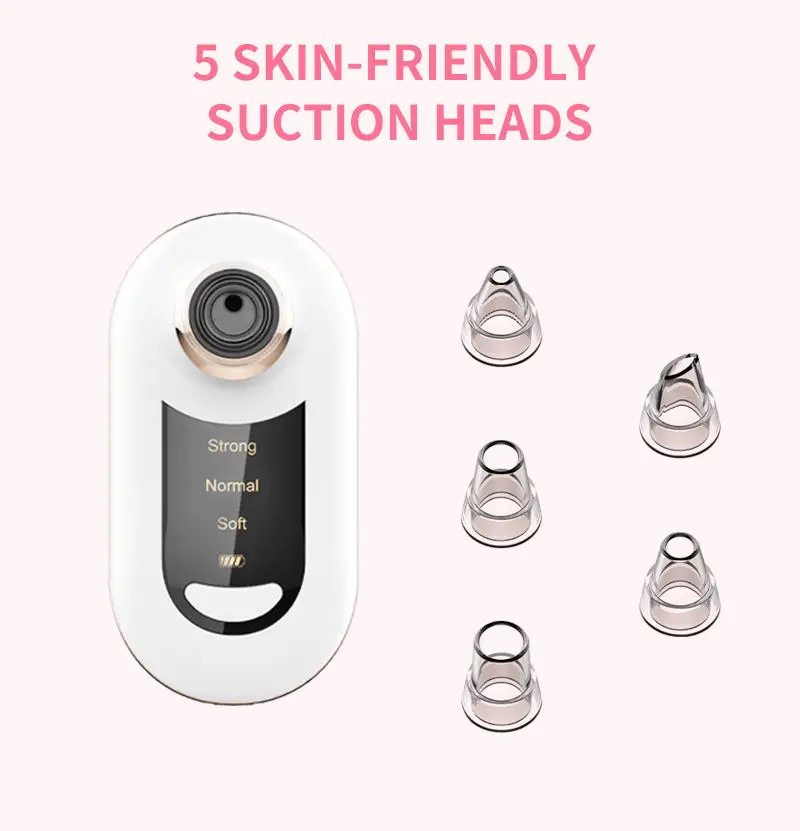 Elektrische gezichtsreiniger Elektrische acne-extractor Vacuüm Oplaadbare mee-eterverwijdering Poriereiniger voor meisjes en jongens