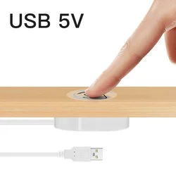 5V USB dotykowy i ręczny zamiatacz kontroler Led 25mm Panel drewniany kontroler dla kobiet DC 5V pasek LED