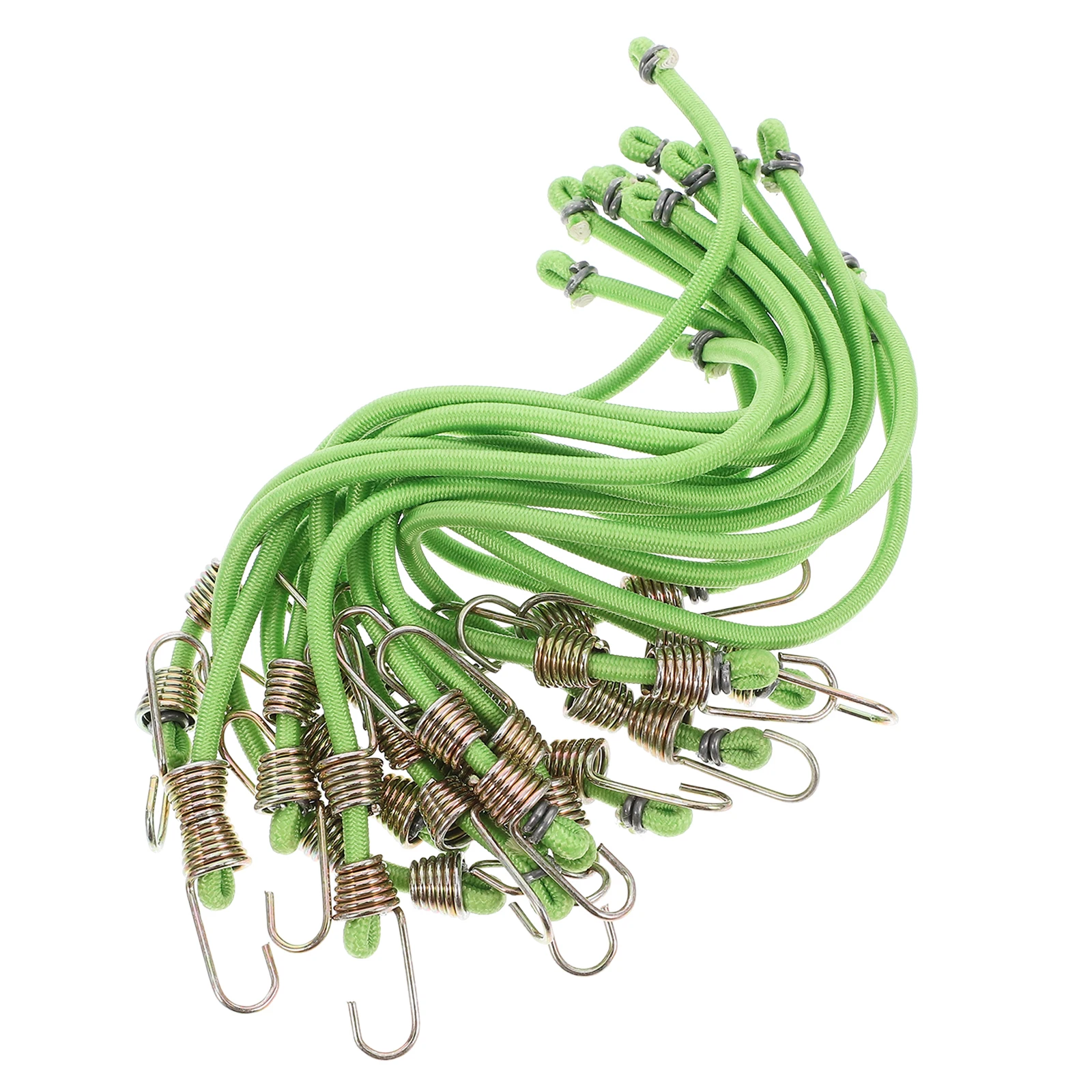 15 Pcs Latex Mini Bungee Cords Hooks Elastic Straps for Luggage Travel Home Bungee Cords ganization Outdoor Activities