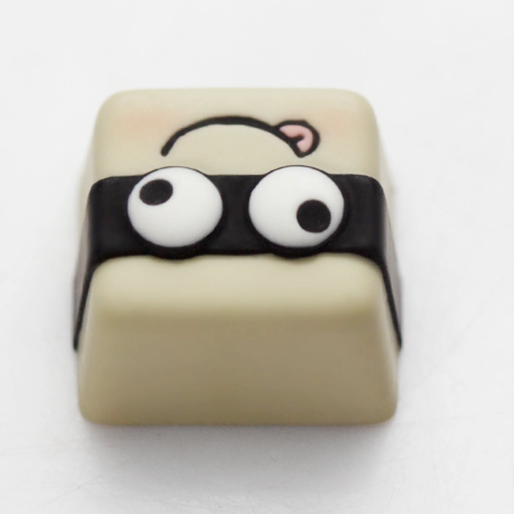 Cherry Profile R4 Cute and Silly Keycaps Reduced Intelligence Facial Expressions Personalized Resin Mechanical Keyboards Key Cap