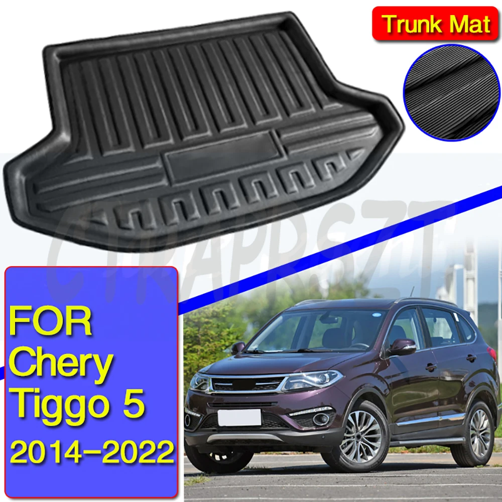 

Car Boot Mats For Chery Tiggo 5 2014-2022 2015 2016 Waterproof Carpet Muds Car Trunk Mats Storage Pads Auto Interior Accessories