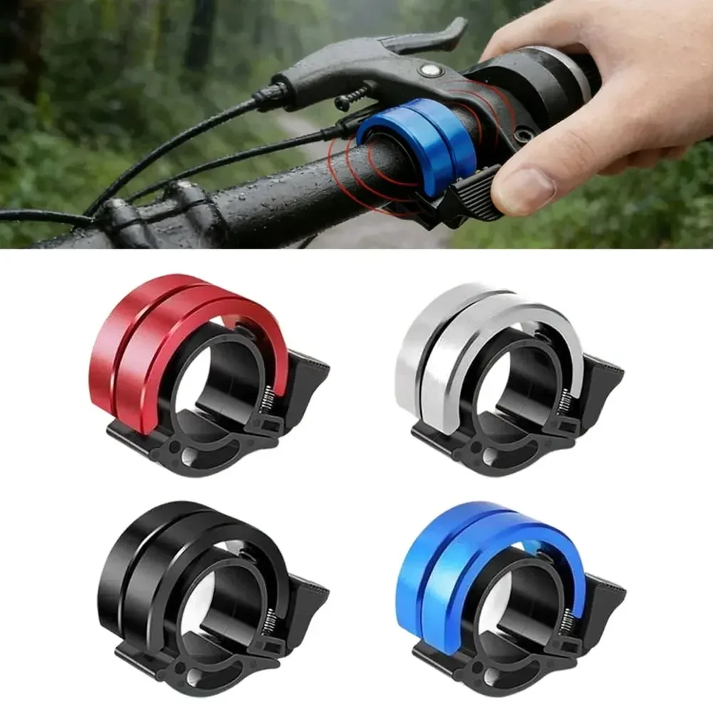 Bicycle Bell Super Loud Bike Horn Invisible Universal Handlebar Ring Alarm For MTB Road Cycling Riding Safety Accessories 1 Pc