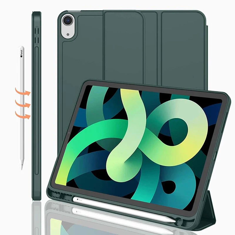 Voor Ipad Air 5th Generatie Case/Ipad Air 4th Gen 10.9 Met Potlood Houder Funda Ipad 10.2 7 8 9th Gen Ipad 10th Air 3 Pro 10.5