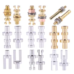20PCS DIY Turret Lug Terminal Tag Strip Board Copper Tin Silver Gold Plated For Vintage Tube Guitar Audio AMP
