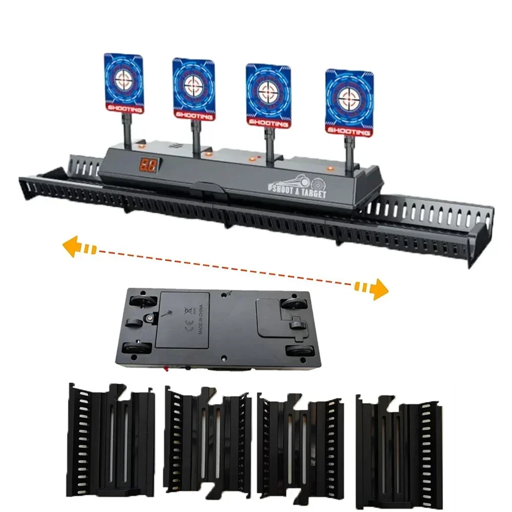 Electronic Shooting Target For Kids - Moving Digital Target Practice Game For Boys And Girls - Elite Toys Set With SoundsTracks