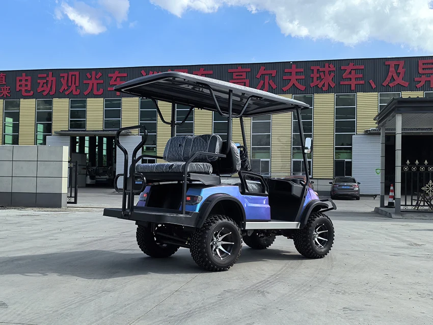 Carrello da golf elettrico Mini Club Car per auto da golf economica Baterii 120ah 72v