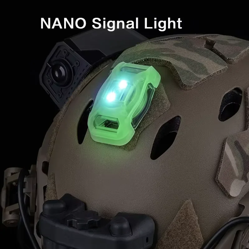 Outdoor survival training helmet signal light, outdoor rescue helmet infrared signal light, nano signal light 2 modes