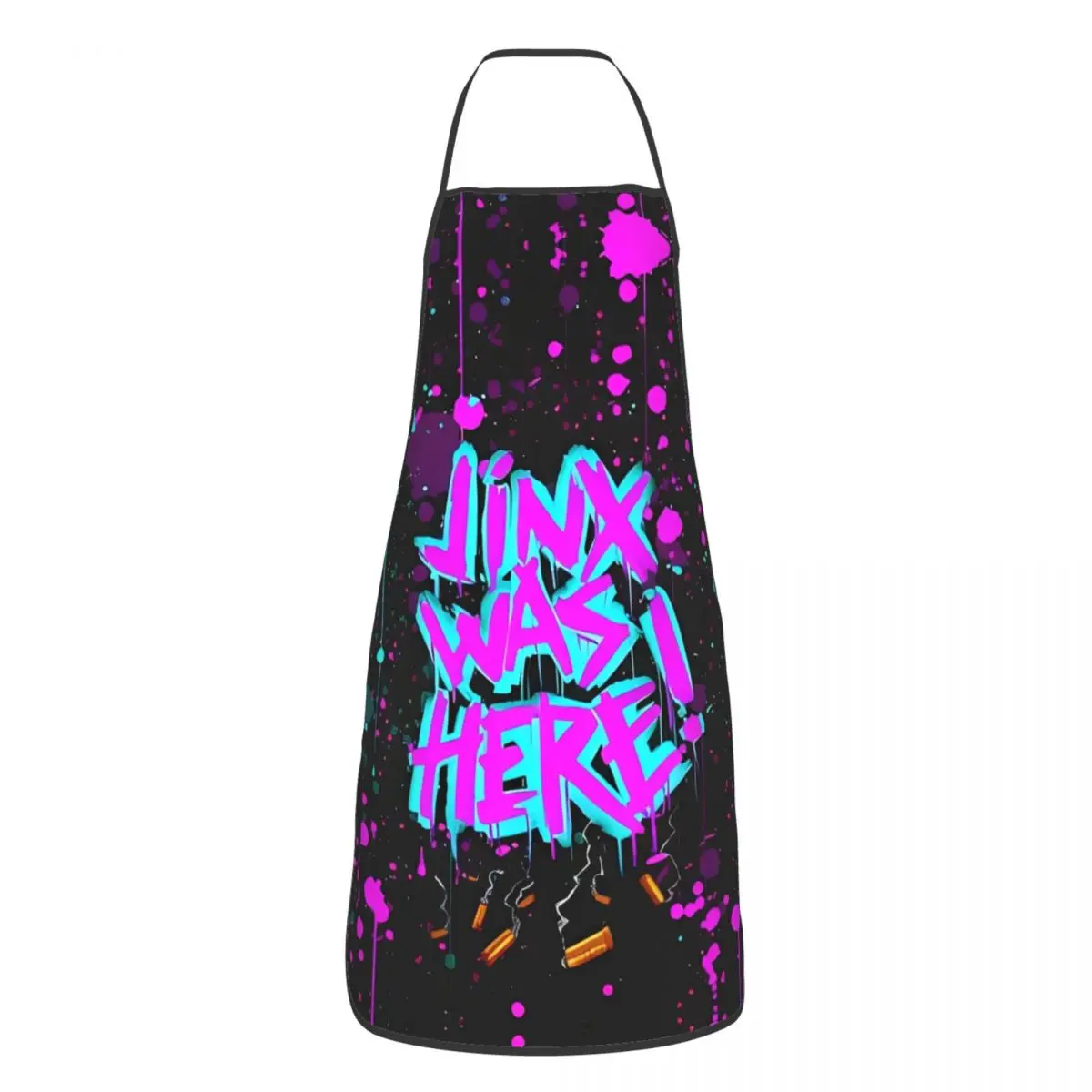 Jinx Arcane Apron for Women Men Antifouling Kitchen Bibs League Battle Game Legends Polyester Gardening Pinafore