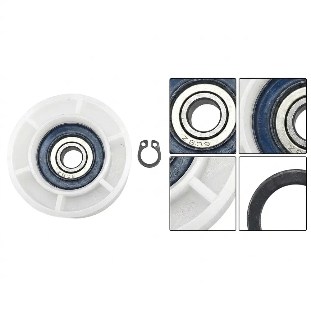 Tumble Dryer Part Tension Pulley For Dryer Repair As Picture Noise Reduction Design Easy Installation For Bosch 608ZT Bearings