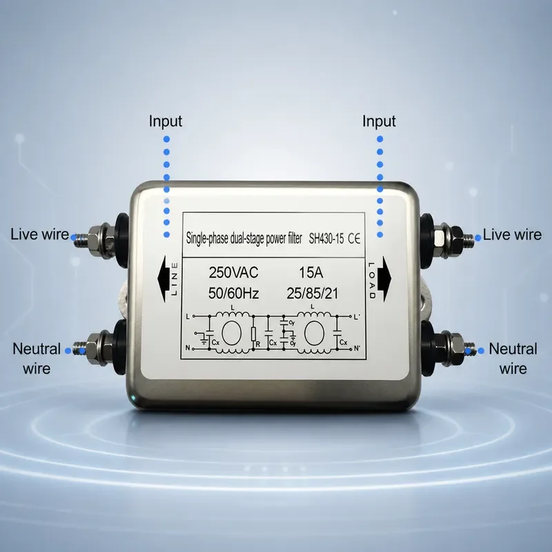 SunHenry SH430 Single Phase Double Section Enhanced Power Filter 3 6 10 15 20 30A