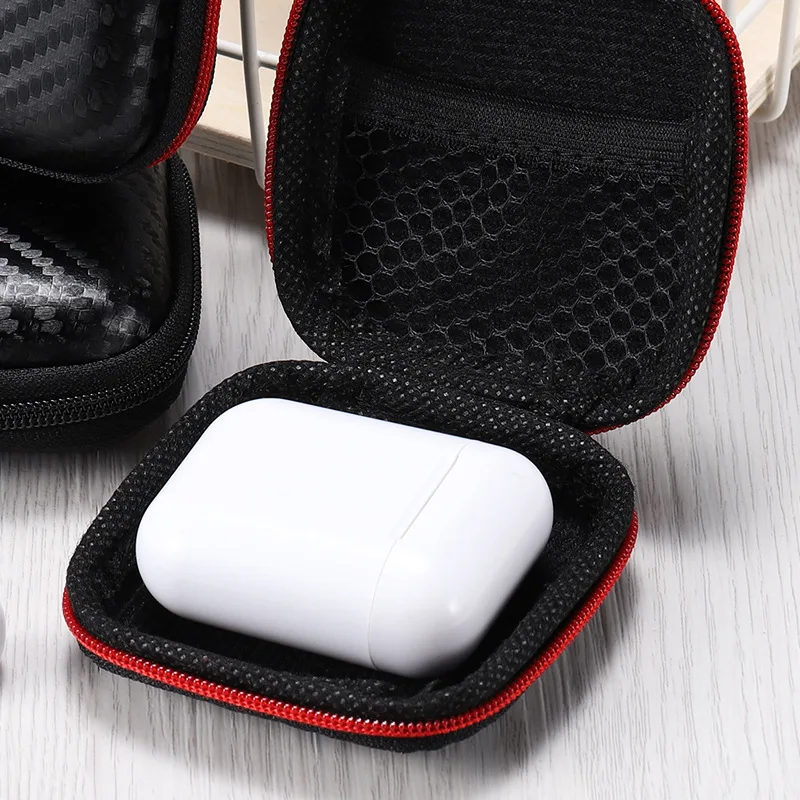 EVA Earphone Case  Headphone Earbuds Bag Storage Carrying Pouch Cases PU Box Portable Earphones Accessory Bags SD Card Box