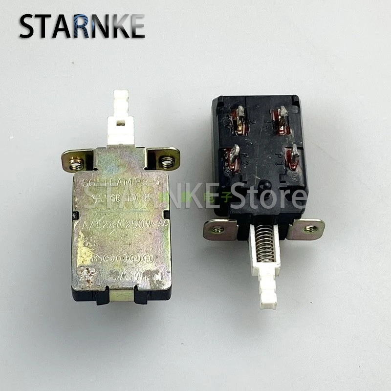 2PCS PS-5 Switch Installed Incorrectly And Disassembled 4A/128A 250V 4-pin Amplifier Audio Power Switch
