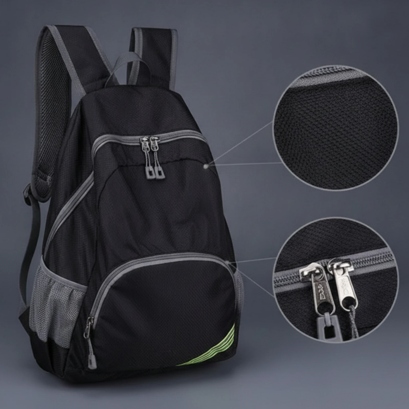 Foldable Outdoor Backpack Compact Foldable Backpack Packable Daypack Long-Lasting Breathable for Students, Travel, School