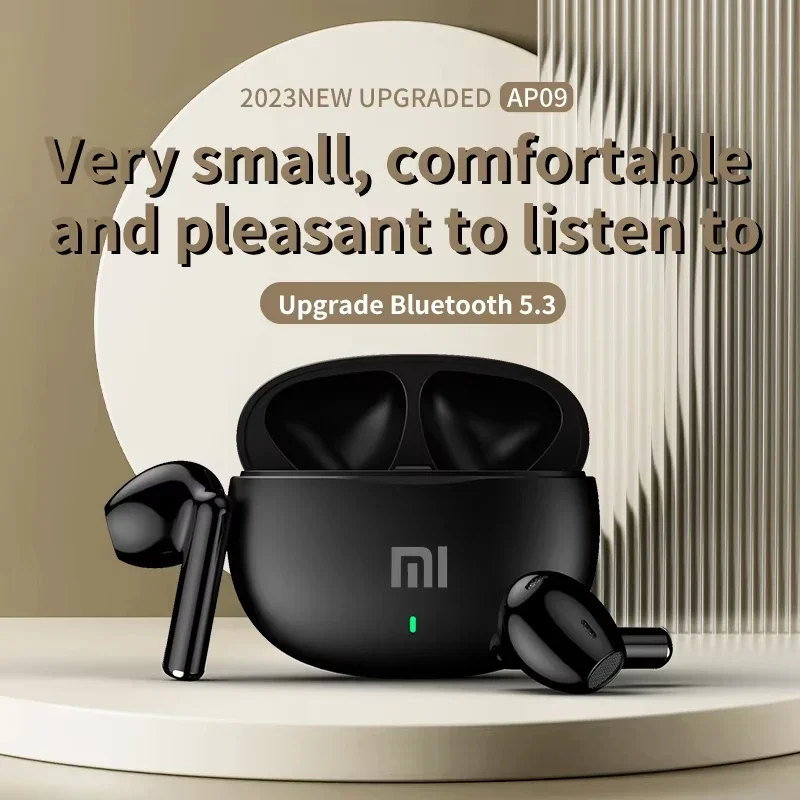 Xiaomi AP09 Wireless Earphones Bluetooth TWS Noise Reduction Hi Fi High Quality Intelligent Touch Pop Up Connection Earphones