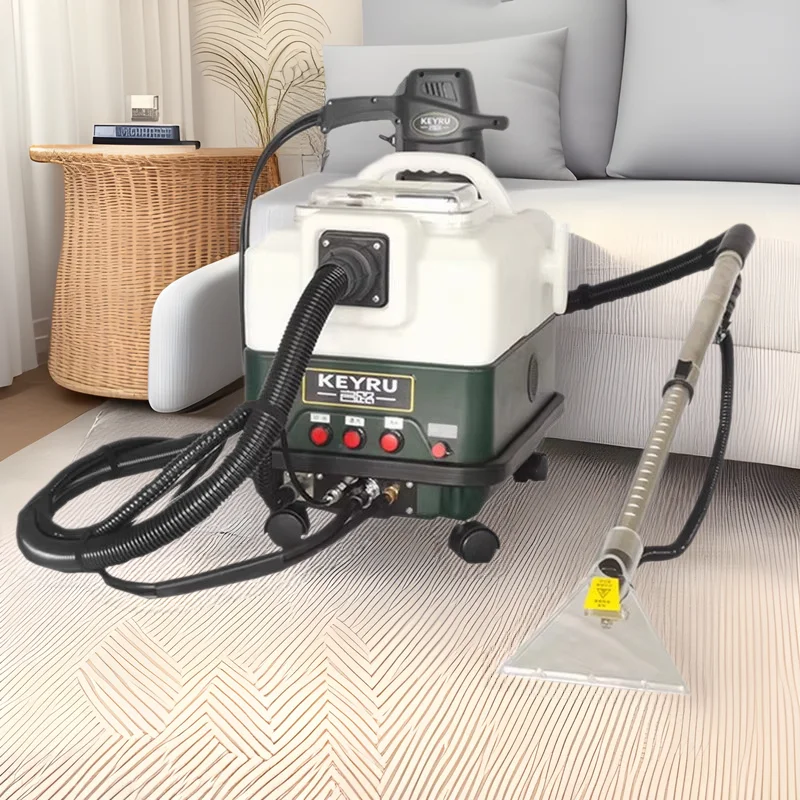 Carpet cleaning machine Steam dry bubble grinding brush Spraying soft furnishing housekeeping cleaning machine