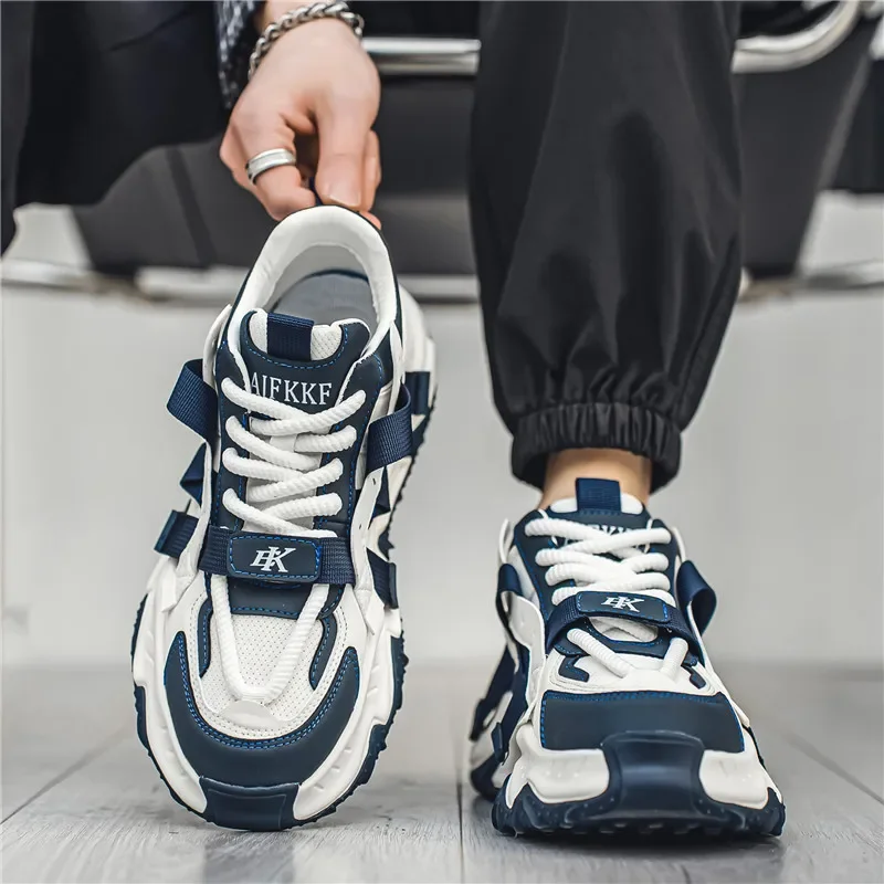 Dicke Sohle Vier Jahreszeiten Sportschuhe Mann 2024 Trend Frühling Heißer Verkauf männer Casual Mode Komfortable Outdoor Laufschuhe 44