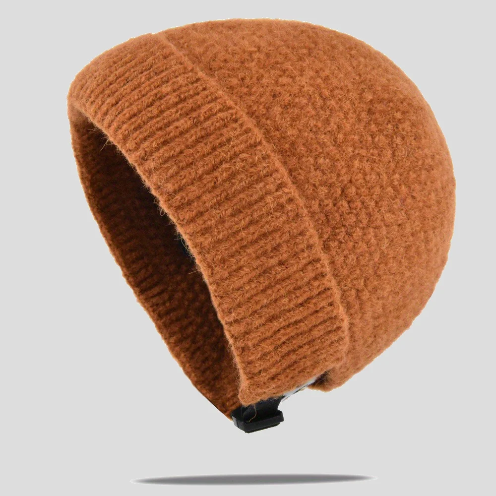 

Hip Hop Beanie Knitted Hat Men Fashion Skullcap Autumn Women Winter Brimless Baggy Melon Cap Cuff Docker Fisherman Beanies Hat