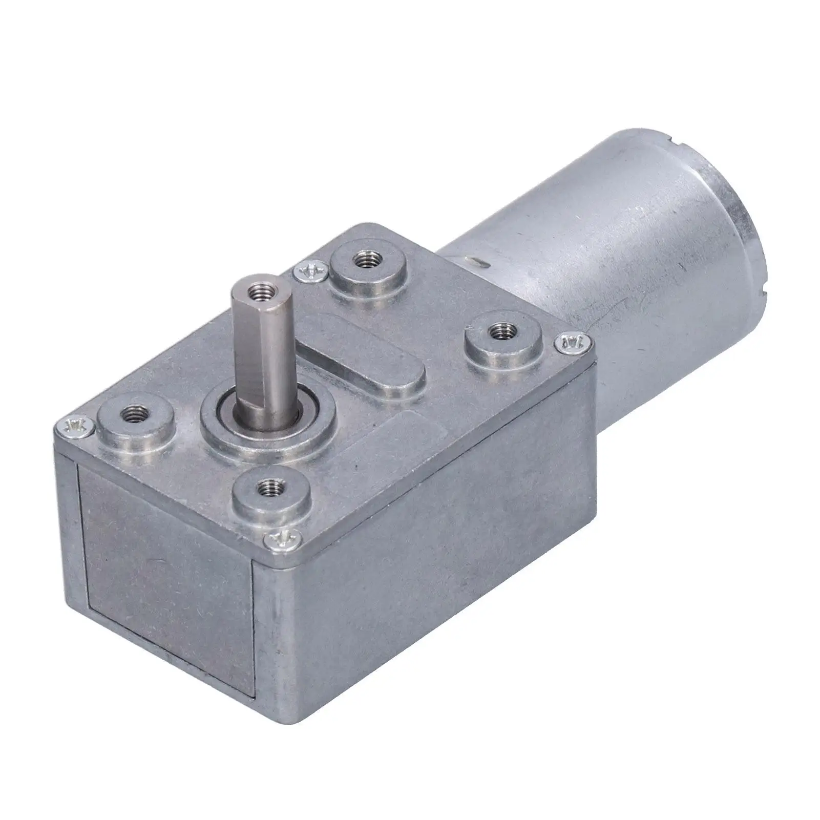 60RPM Worm Gear DC Motor for miniature Winches - Efficient Gear Reduction Box