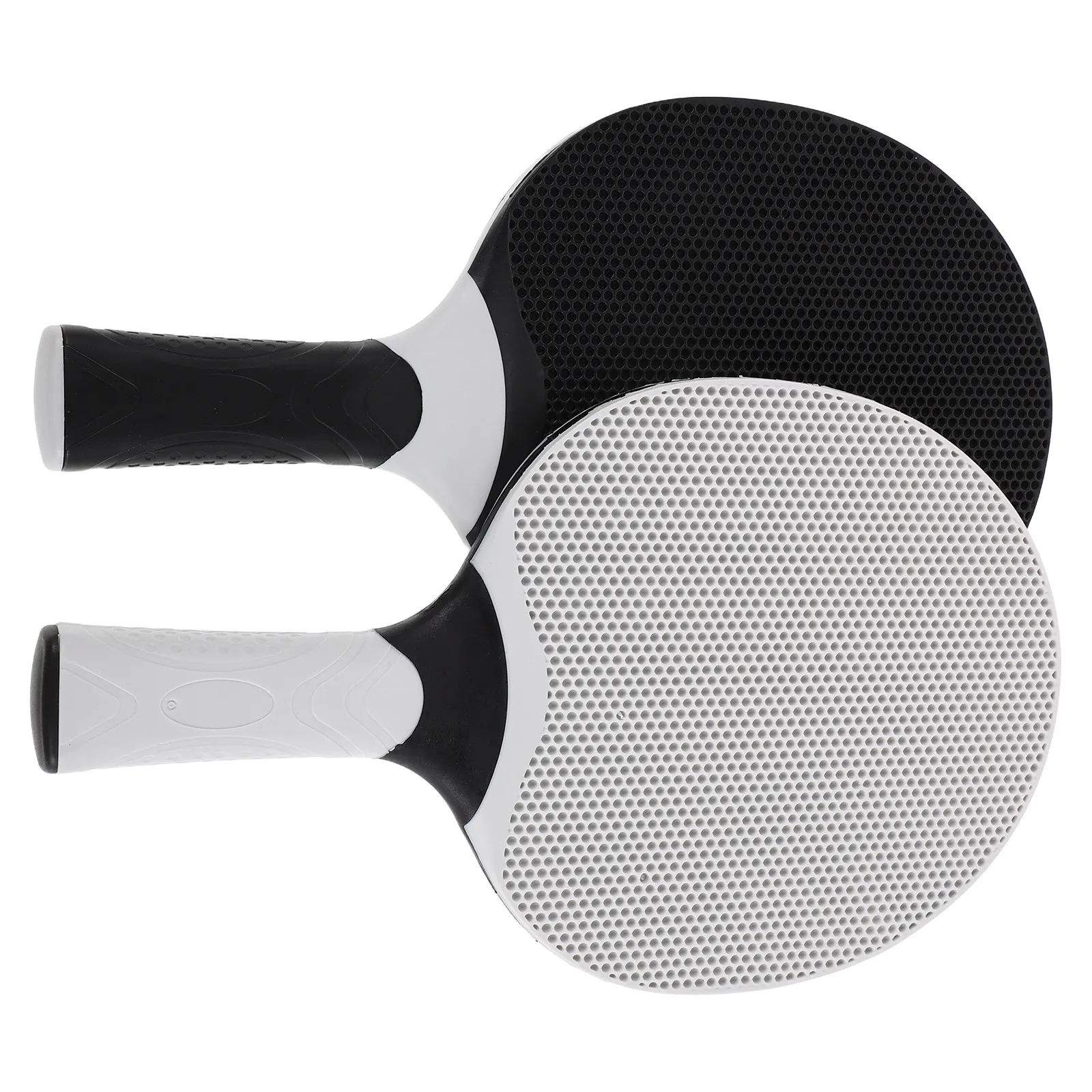 

2Pcs Composite Rubber Table Tennis Paddles Double Sided Rubber Speed Control Pingpong Rackets Indoor Outdoor Training Paddle Set