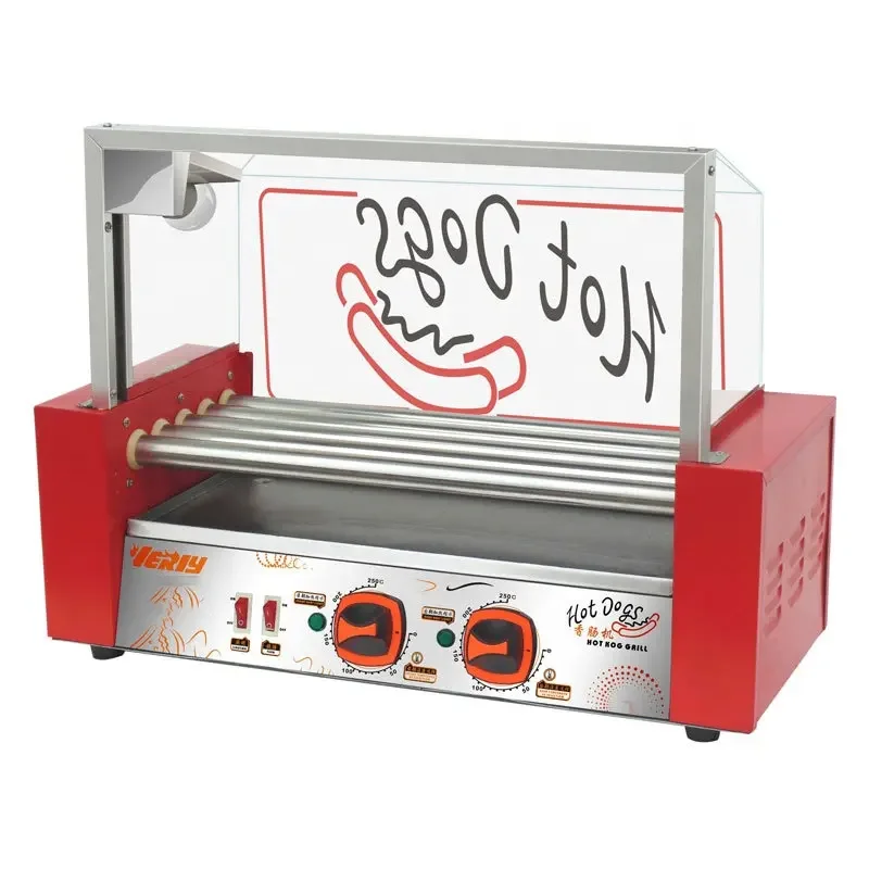 5 7 9 أنابيب هوت دوج خبز هوت دوج الخبز المشواة السجق أدوات الخبز مطعم الكلب الأسطوانة آلة #1