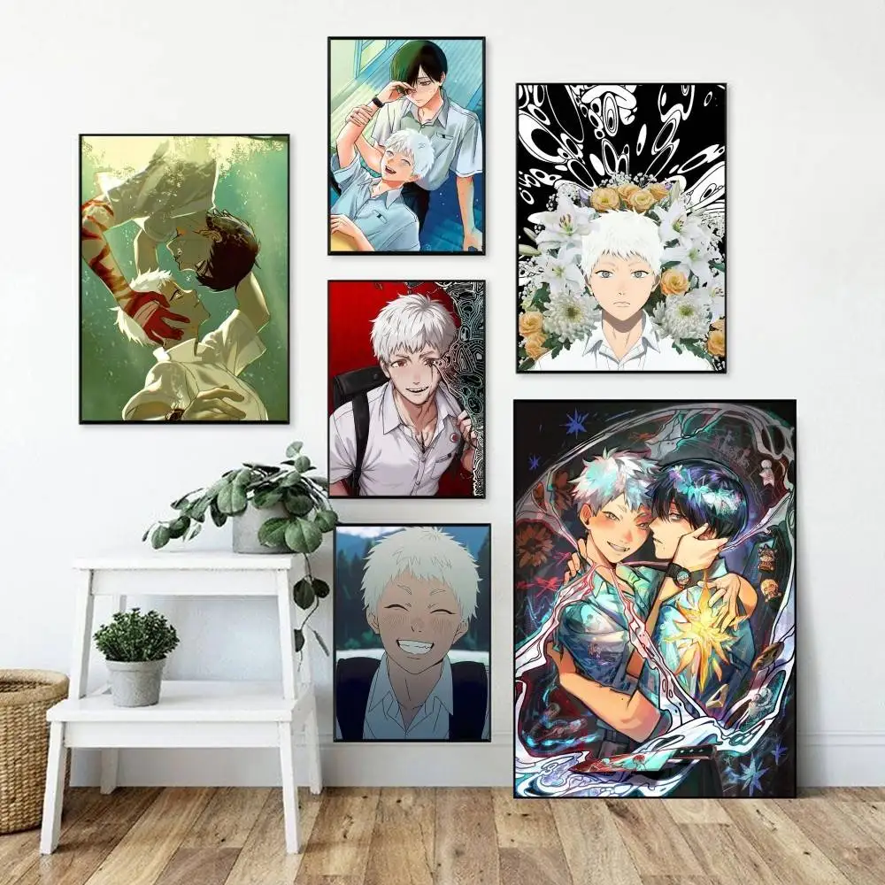 Anime T-The Summer Hikaru Died   Poster Perfect Space Sticker Self Adhesive for Office Home Theater Wall Art Decor Fancy Gift